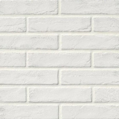 MSI Capella White Brick 2-1/3 in. x 10 in. Matte Porcelain Floor and Wall Tile (5.17 sq. ft. / case)