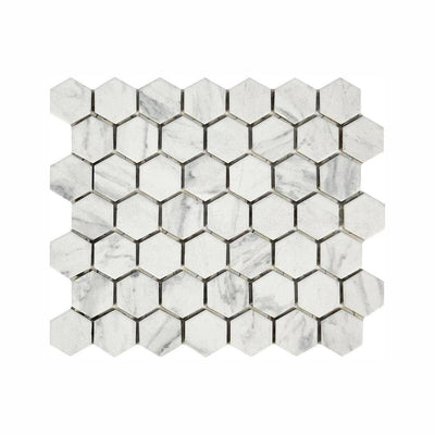 LifeProof Carrara 10 in. x 12 in. x 6.35mm Ceramic Mosaic Floor and Wall Tile (0.81 sq. ft. / piece)