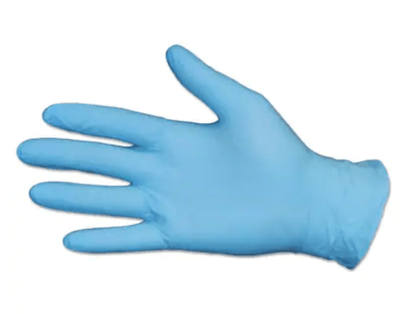 Impact Pro-Guard Disposable Powder-Free General-Purpose Nitrile Gloves, Blue, Medium, (100 count) - Super Arbor