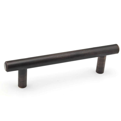 4-1/4 in. (108 mm) Center-to-Center Brushed Oil-Rubbed Bronze Steel Contemporary Drawer Pull - Super Arbor