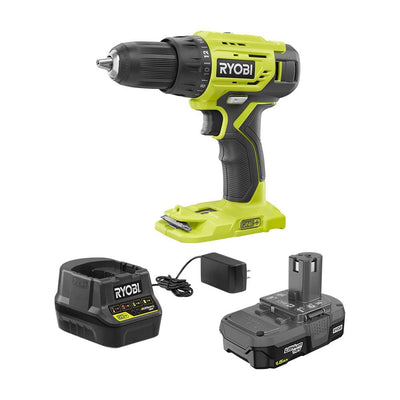 18-Volt ONE+ Lithium-Ion Cordless 1/2 in. Drill/Driver Kit with (1) 1.5 Ah Battery and 18-Volt Charger - Super Arbor