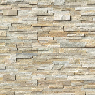 Golden Honey Ledger Panel 6 in. x 24 in. Natural Slate Wall Tile (5 cases / 30 sq. ft. / pallet) - Super Arbor