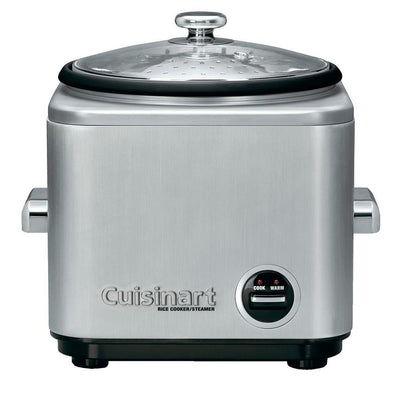 8-Cup Stainless Steel Rice Cooker with Cord Storage - Super Arbor