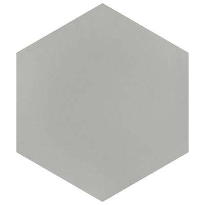 Merola Tile 
    Textile Hex Silver 8-5/8 in. x 9-7/8 in. Porcelain Floor and Wall Tile (11.56 sq. ft. / case) - Super Arbor