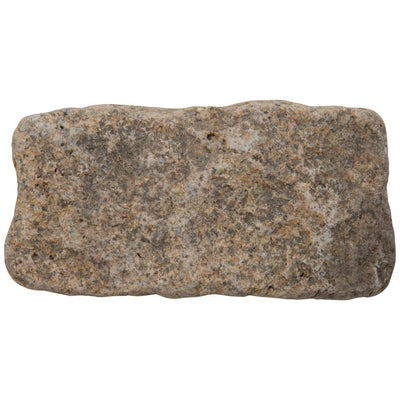 Giallo Fantasia 4 in. x 8 in. Tumbled Granite Cobbles (450 Pieces / pallet) - Super Arbor