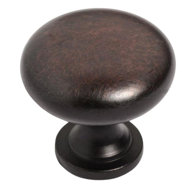 1-1/4 in. Oil Rubbed Bronze Mushroom Cabinet Knob (25-Pack) - Super Arbor