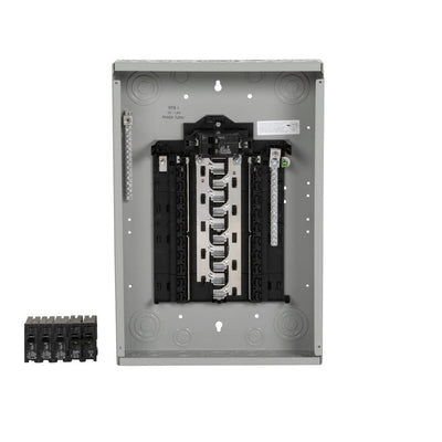 SN Series 100 Amp 20-Space 20-Circuit Main Breaker Plug-On Neutral Load Center Value Pack - Super Arbor