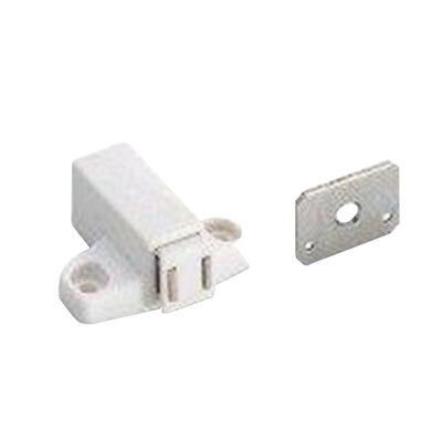 Magnetic Touch White Latch with Strike - Super Arbor