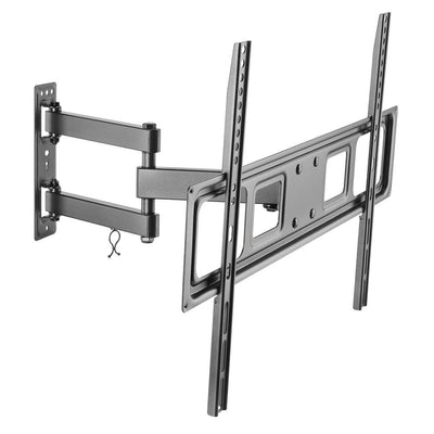 Full Motion Dual Arm TV Wall Mount for 37 in. - 70 in. Flat Panel TV's with 25 Degree Tilt, 77 lb. Load Capacity - Super Arbor
