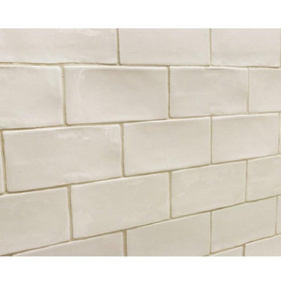 Ivy Hill Tile Catalina Vanilla 3 in. x 12 in. x 8 mm Polished Ceramic Subway Wall Tile (10.76 sq.ft./case)