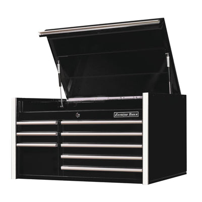 RX 41 in. 8 -Drawer Top Tool Chest in Black - Super Arbor