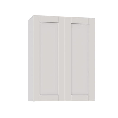 Shaker Assembled 30x40x14 in. Wall Cabinet in Vanilla White - Super Arbor