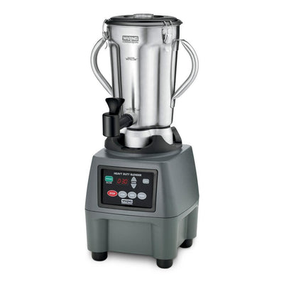 CB15 128 oz. 3-Speed Stainless Steel Blender Silver with 3.75 HP, Elect. TP Controls, CD Timer and Spigot - Super Arbor