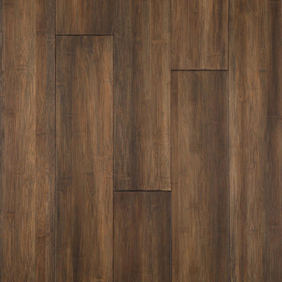 Home Decorators Collection Horizontal Hand Scraped Sepia 1/2 in. T x 5 in. W x 38.58 in. L T&G Solid Bamboo Flooring (32.15 sq. ft. / case) - Super Arbor