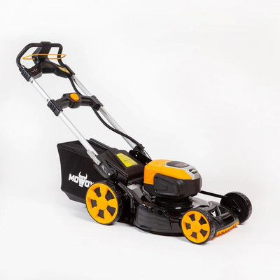 MOWOX 20 in. 82-Volt Self-Propelled Cordless Walk Behind Mower with 5.0 Ah Battery and Charger - Super Arbor