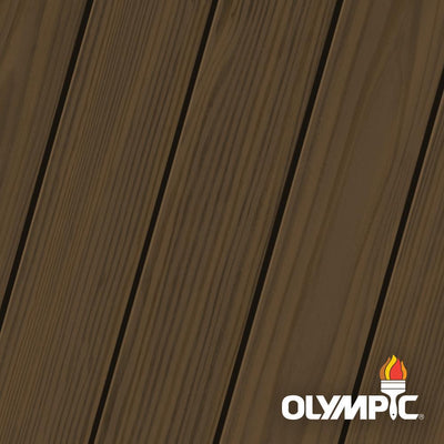Olympic Elite 3 gal. American Chestnut Semi-Transparent Stain and Sealant in One Low VOC - Super Arbor