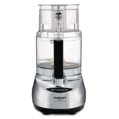 Prep 9 9-Cup 2-Speed Brushed Stainless Food Processor with Pulse Control - Super Arbor