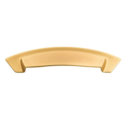 Velocity Collection 3 in. And 96 mm Center-to-Center Flat Ultra Brass Cabinet Pull - Super Arbor