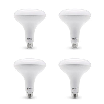 Ledpax Technology 85-Watt Equivalent BR40 Dimmable LED Light Bulb (4-Pack) - Super Arbor