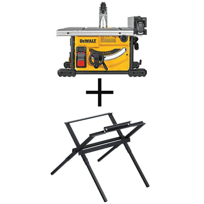15 Amp Corded 8-1/4 in. Compact Jobsite Tablesaw with Bonus Compact Table Saw Stand - Super Arbor