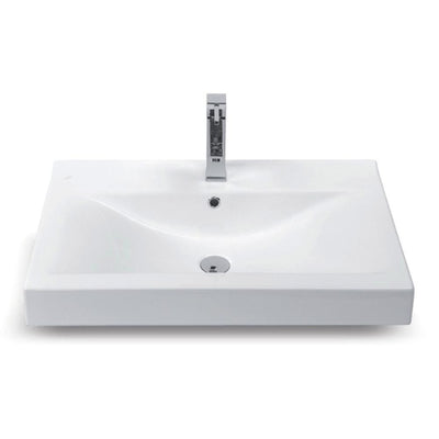 Nameeks Mona Wall Mounted Bathroom Sink in White - Super Arbor