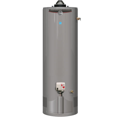 Performance Platinum 40 Gal. Tall 12-Year 38,000 BTU Ultra Low NOx (ULN) Natural Gas Power Damper Tank Water Heater - Super Arbor