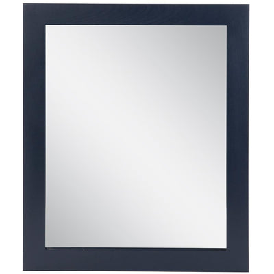 25.67 in. W x 31.38 in. H Framed Rectangular Bathroom Vanity Mirror in Blue - Super Arbor