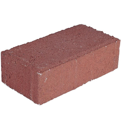 Holland 7.87 in. L x 3.94 in. W x 2.36 in. H 60 mm Red Concrete Paver (480-Piece/103 sq. ft./Pallet) - Super Arbor