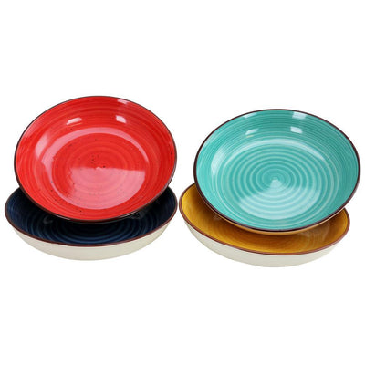 Color Speckle Assorted Color Bowls (Set of 4) - Super Arbor