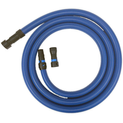 16 ft. Antistatic Vacuum Hose with Universal Power Tool Adapter Set for Wet/Dry Vacuums - Super Arbor