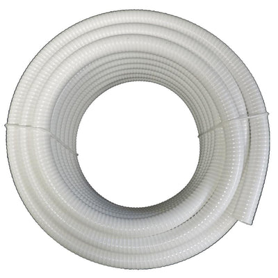 1-1/4 in. x 100 ft. White PVC Schedule 40 Flexible Pipe - Super Arbor