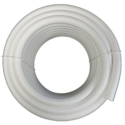 1/2 in. x 50 ft. PVC Schedule 40 White Ultra Flexible Pipe - Super Arbor