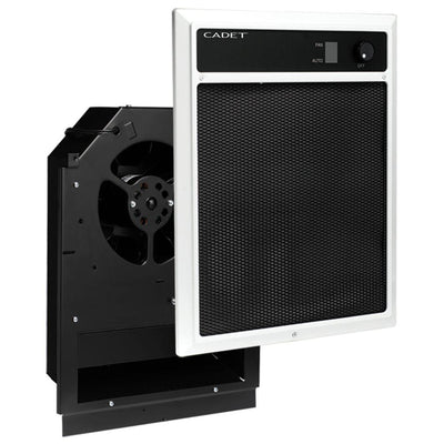 NLW Series 4,000-Watt 240/208-Volt In-Wall Fan-Forced Electric Heater Assembly with Grill - Super Arbor