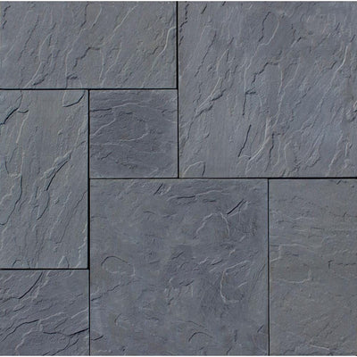 Patio-on-a-Pallet 120 in. x 120 in. Gray Dutch York-Stone Concrete Paver (Pallet of 44-Pieces) - Super Arbor