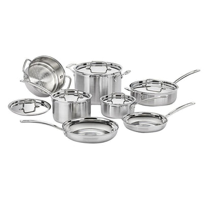 MultiClad Pro 12-Piece Stainless Steel Cookware Set - Super Arbor