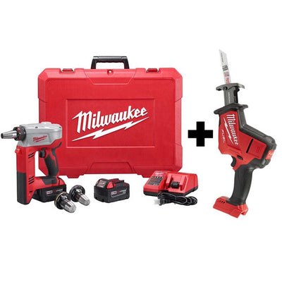 M18 18-Volt Lithium-Ion Cordless 3/8 in. to 1-1/2 in Expansion Tool Kit with HACKZALL Reciprocating Saw - Super Arbor