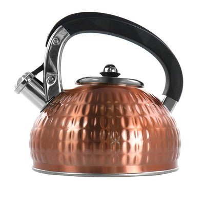 12-Cup Copper Stainless Steel Whistling Kettle - Super Arbor