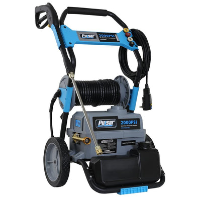 Pulsar 2,000 PSI, 1.6 GPM Electric Pressure Washer with Hose Reel and Built-in Soap Tank - Super Arbor