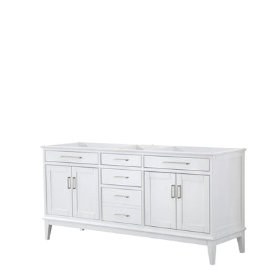 Margate 70.75 in. W x 21.5 in. D Bath Vanity Cabinet Only in White
