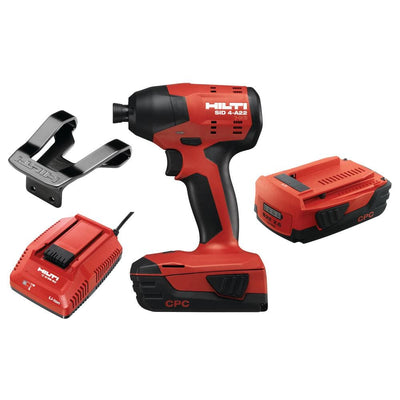 22-Volt Lithium-Ion 1/4 in. Hex Cordless Brushless SID 4 Compact Impact Driver with 3 gear speed  (No Bag) - Super Arbor