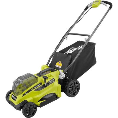 RYOBI 16 in. ONE+ 18-Volt Lithium-Ion Cordless Battery Walk Behind Push Lawn Mower (Tool Only) - Super Arbor