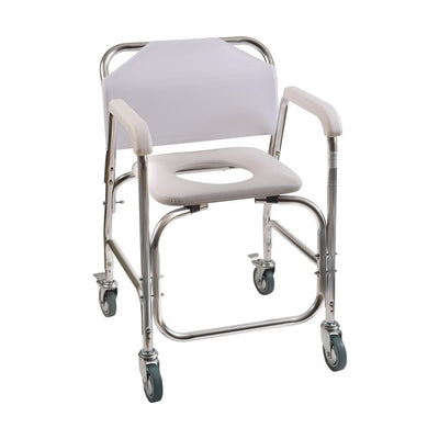 Shower Transport Chair in White - Super Arbor