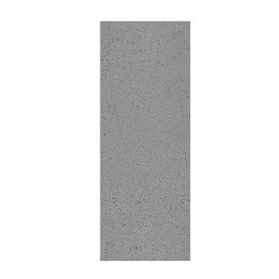 Crystal Colors 36 in. x 72 in. 1-Piece Easy Up Adhesive Corner Panel in Gray Glass - Super Arbor