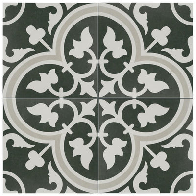 Merola Tile Arte Due Encaustic 9-3/4 in. x 9-3/4 in. Porcelain Floor and Wall Tile (11.11 sq. ft. / case)
