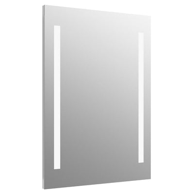 24 in. W x 33 in. H Frameless Rectangular LED Light Bathroom Vanity Mirror - Super Arbor