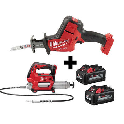 M18 FUEL 18-Volt Lithium-Ion Brushless Cordless 6-1/2 in. Circular Saw and Jig Saw with (2) 6.0Ah Batteries - Super Arbor