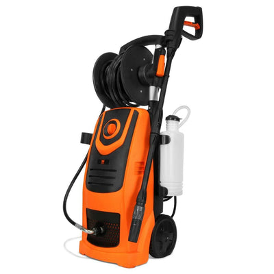 WEN 2100 PSI 1.3 GPM 13.5 Amp Electric Pressure Washer with Variable Flow Power and Hose Reel - Super Arbor
