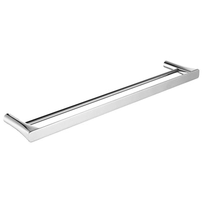 Caster 3 Series 20 in. Double Towel Bar in Brushed Nickel - Super Arbor