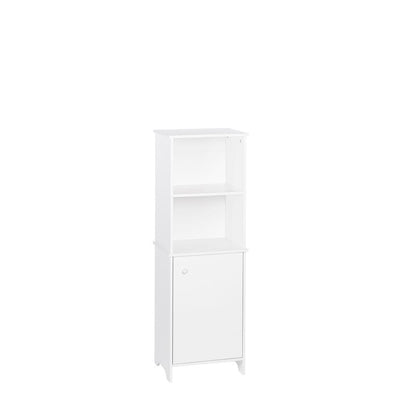 Medford Collection 15.75 in.  W x 11.75 in.  D x 46 in.  H Tall Floor Cabinet in White - Super Arbor