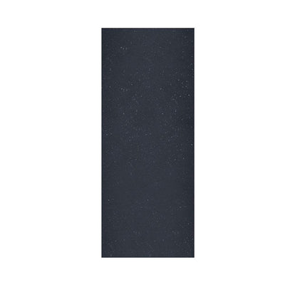 Crystal Colors 36 in. x 72 in. 1-Piece Easy Up Adhesive Corner Panel in Crystal Black - Super Arbor